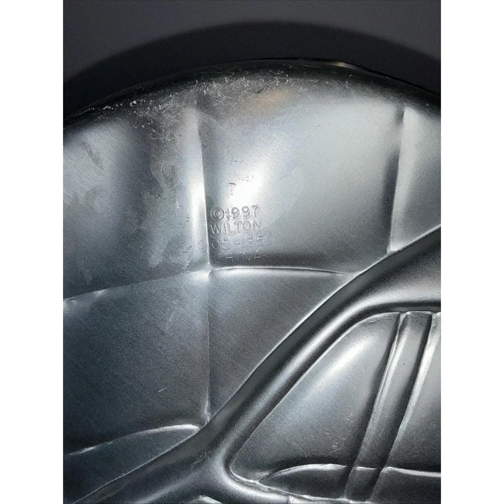 Vtg Wilton Cake Pan Lot Race Car 11 Guitar Classic Car Aluminum Bakeware‎ Set 3
